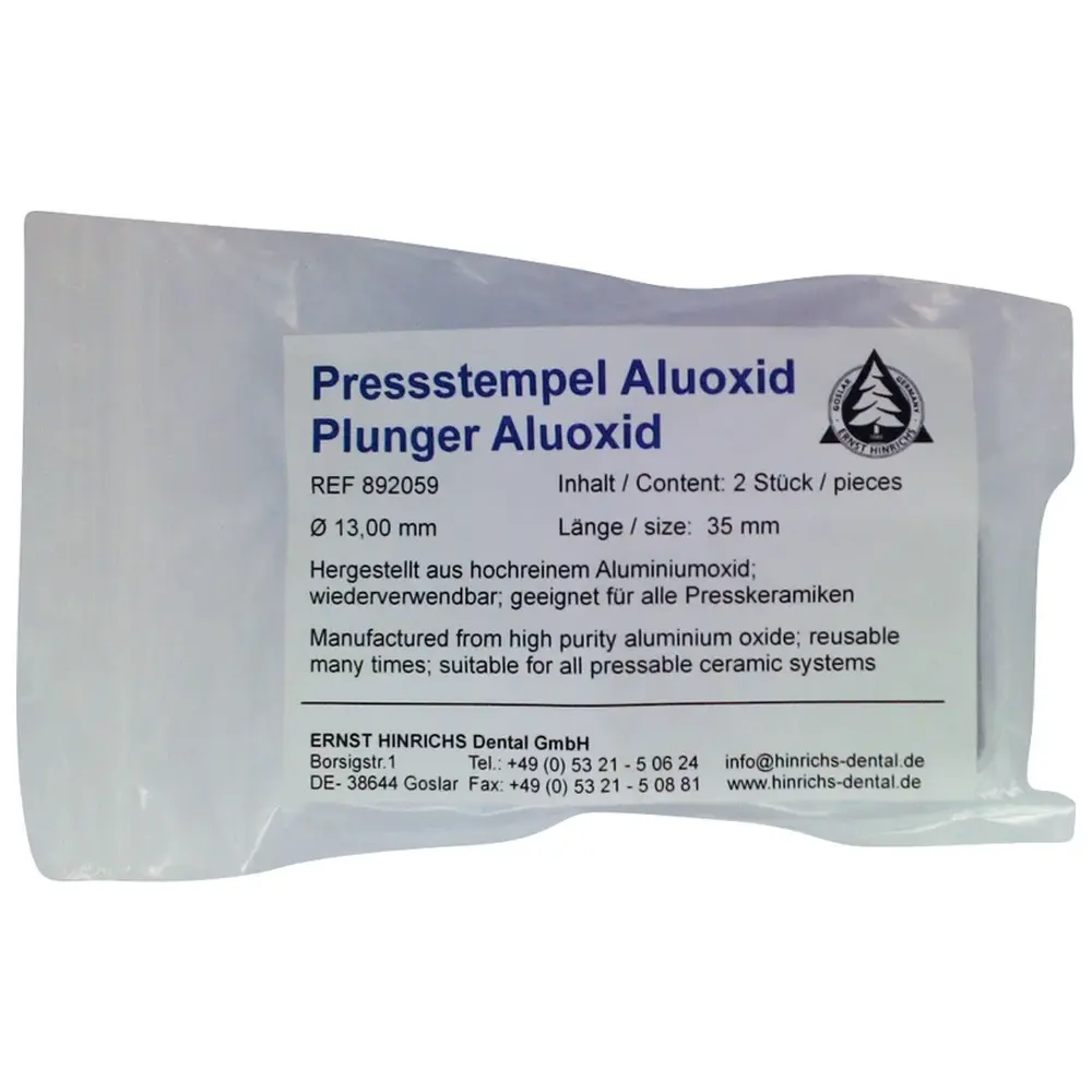 ERNST HINRICHS Pressstempel - Packung 2 Stück Aluoxid Ø 13 mm