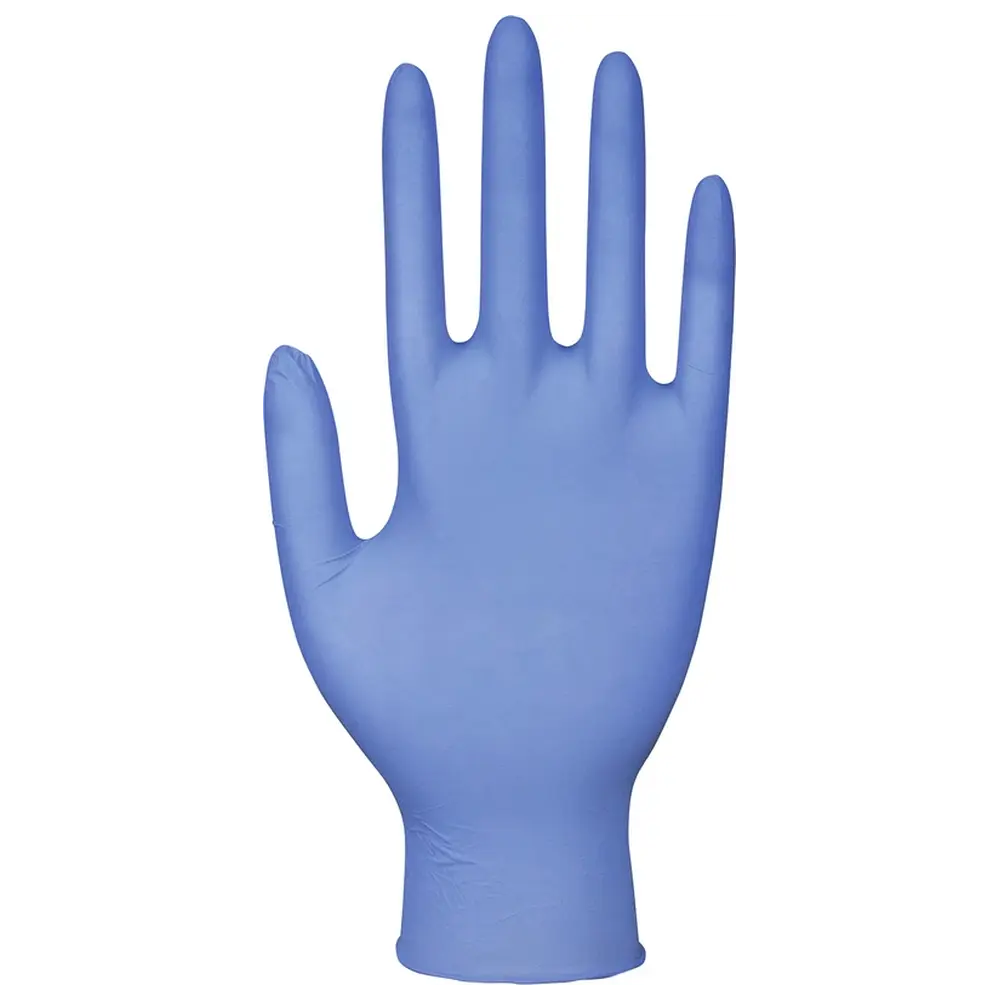 Abena Nitrilhandschuhe - Karton 10 x 150 Stück puderfrei, blau, L