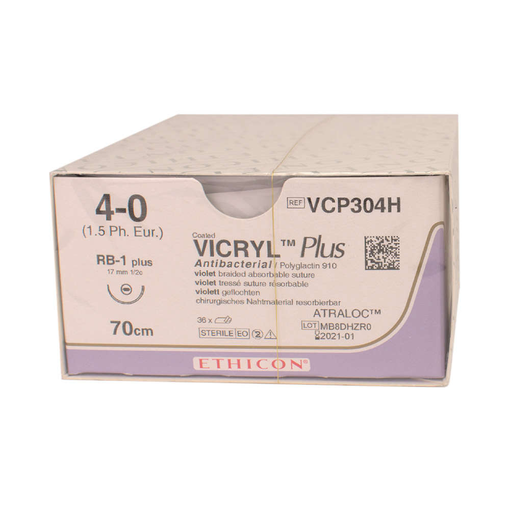 Johnson & Johnson Vicryl Plus violett 4-0/1,5 FS2 3Dtz