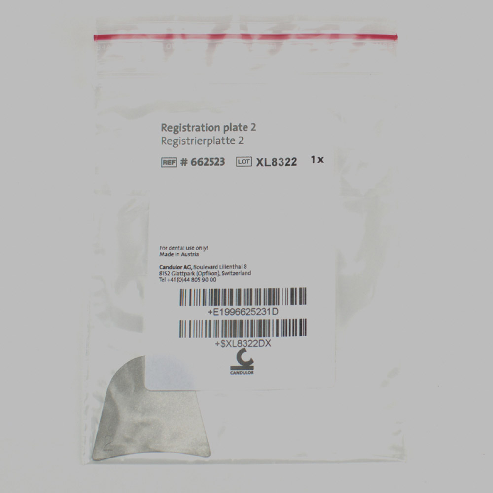 Candulor Dental Registrierplatte 2 zu Set 15 St