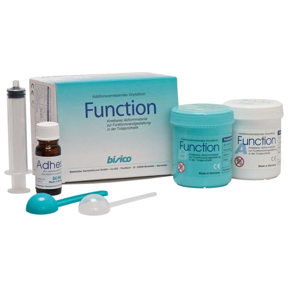 bisico Function - Packung 150 g Dose A, 150 g Dose B, 10 g Adhesiv, 1 Applikationsspritze