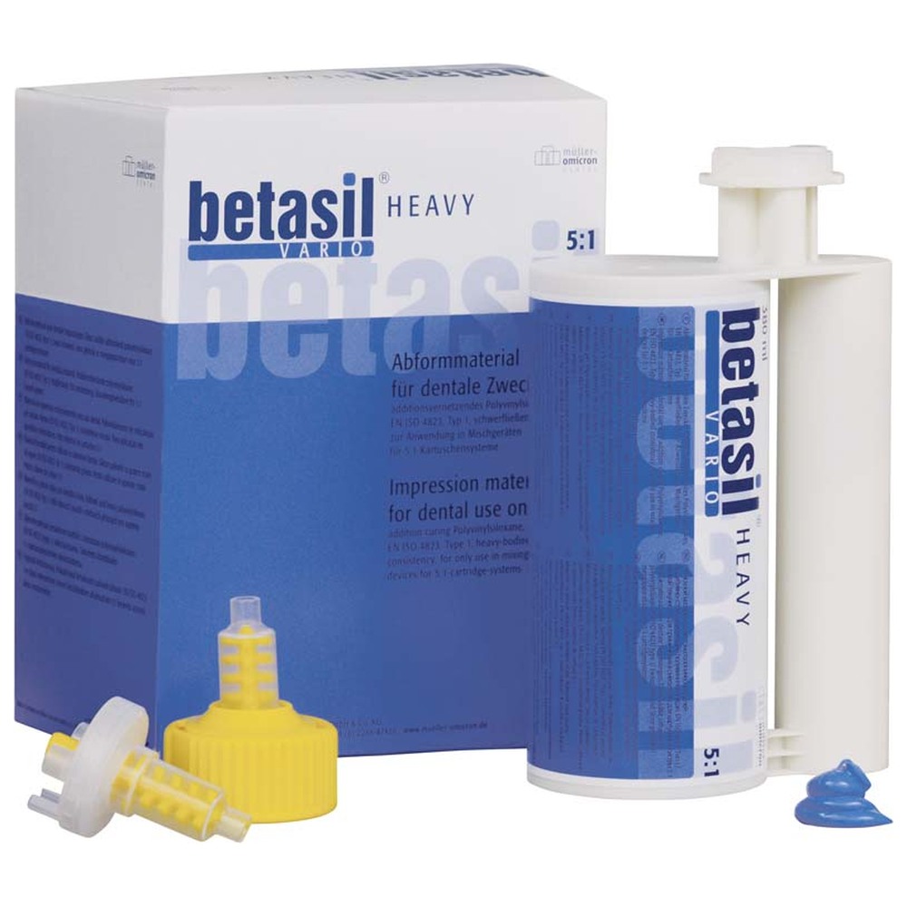 Müller-Omicron betasil® VARIO HEAVY - Großpackung 2 x 380 ml Kartusche 5:1