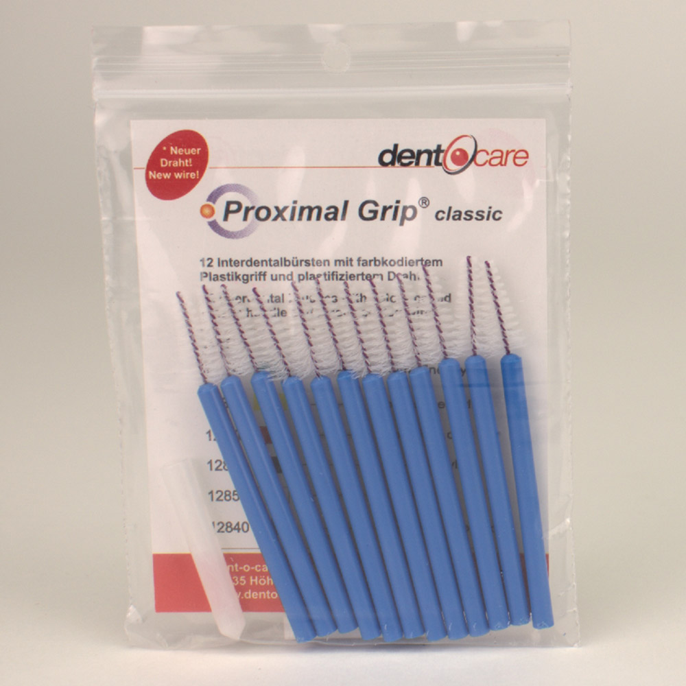 Dent-o-care Dentalvertriebs Proximal-Grip blau konisch 12St