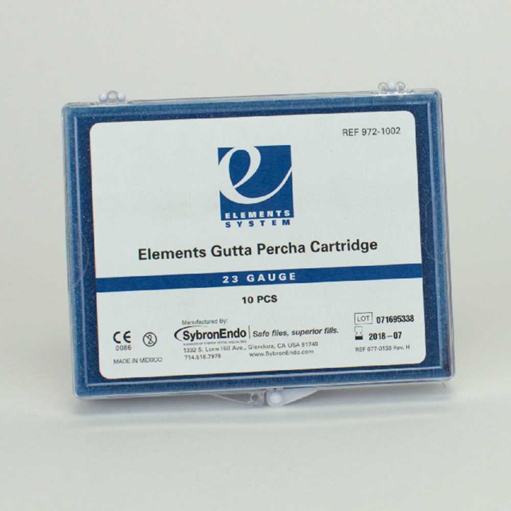SybronEndo A Division of Ormco B.V. Guttapercha Cartridge 23GA Medium B.10St