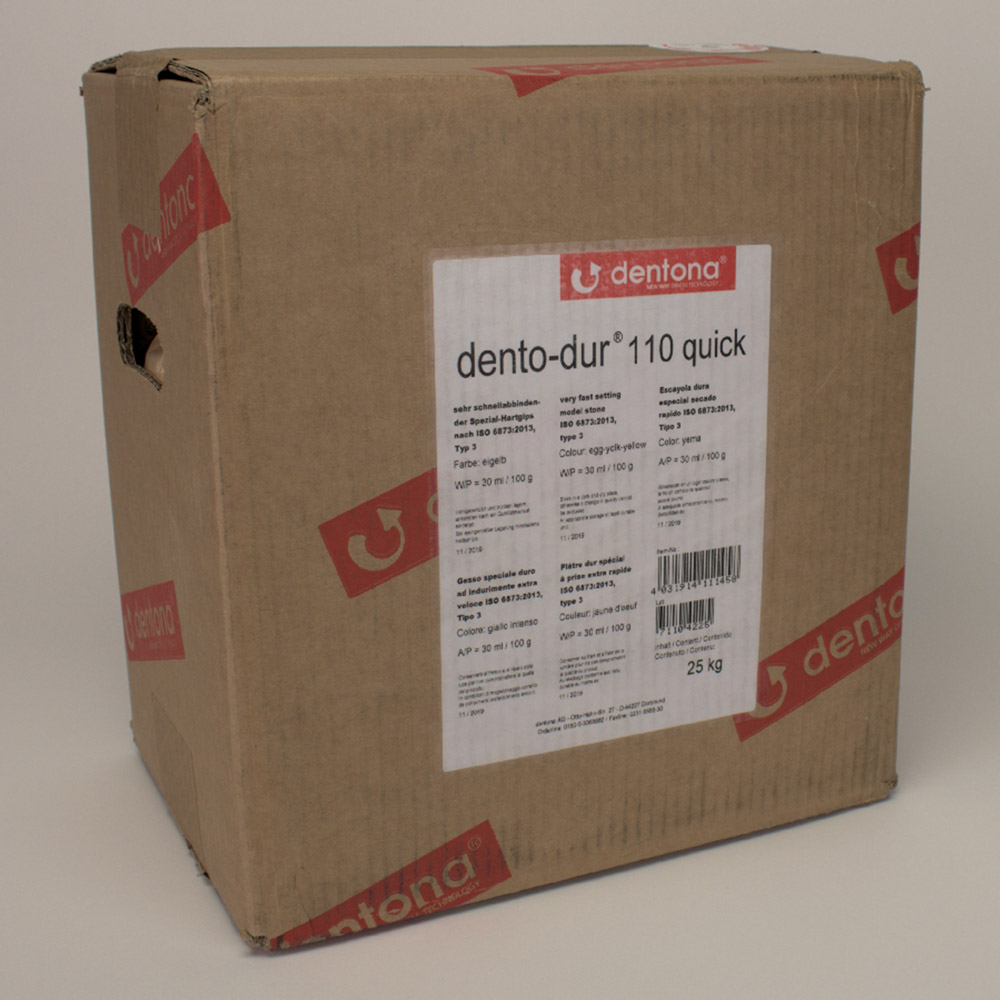Dentona AG Dento-Dur 110 quick eigelb 25Kg