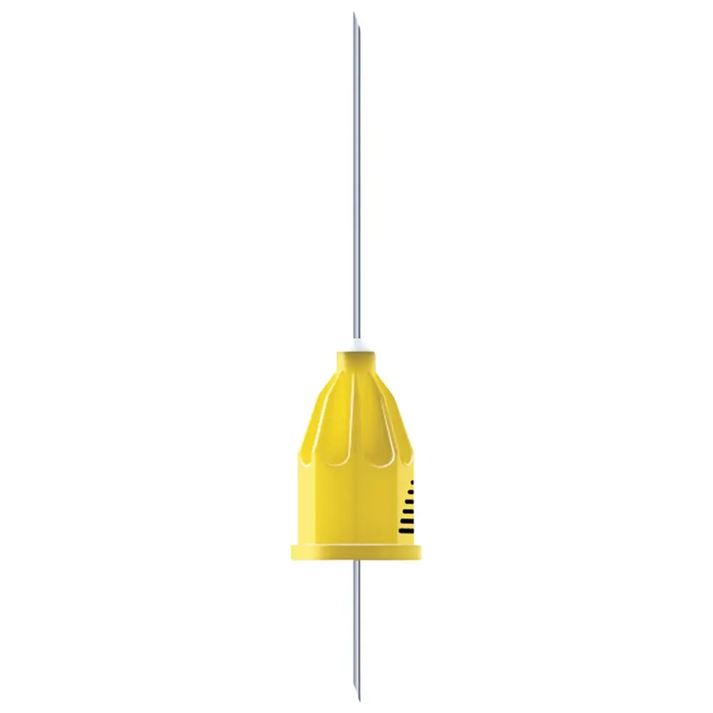medmix Painless Steel® Einmal-Injektionskanülen - Packung 100 Stück gelb, G27 0,4 x 23 mm