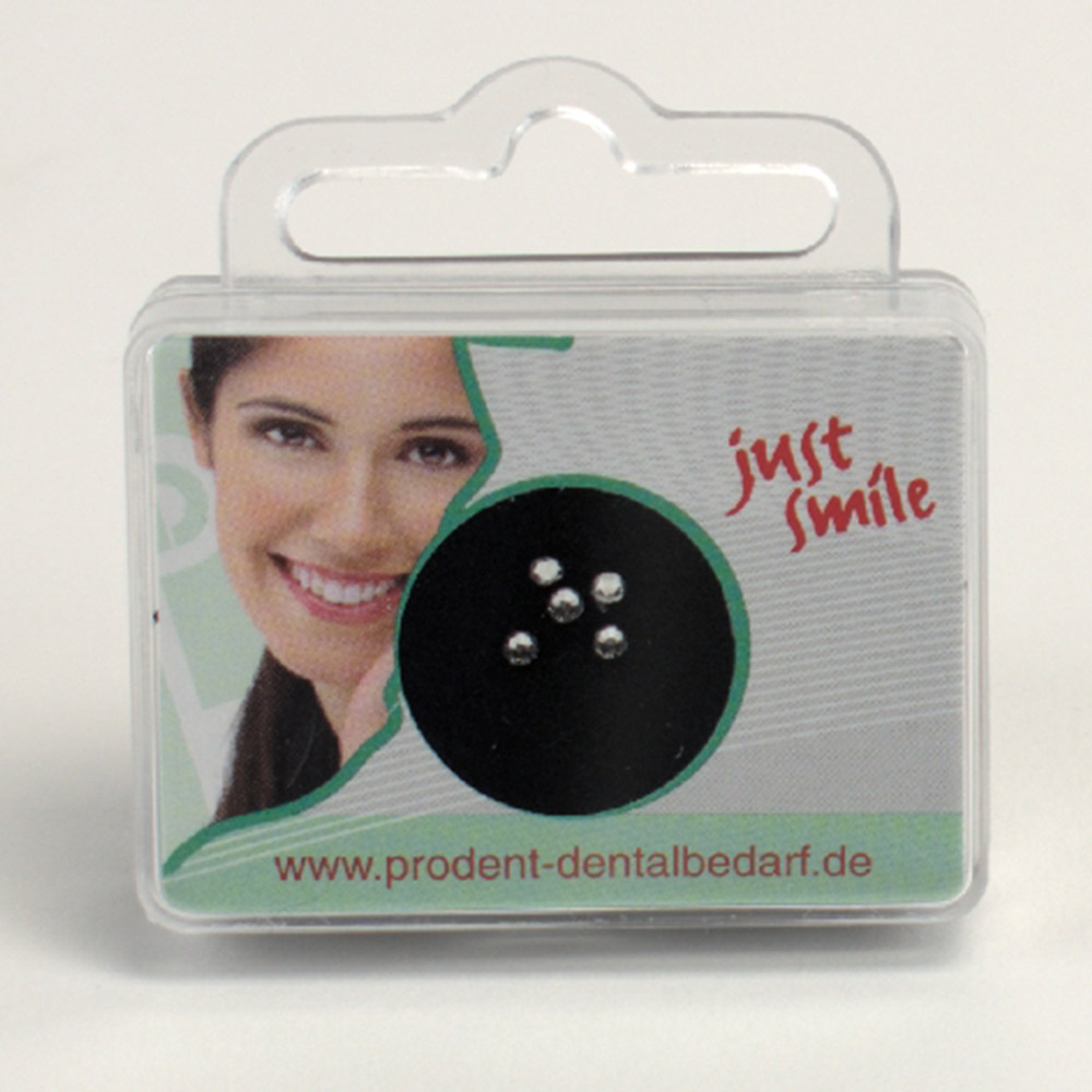 Prodent Dentalbedarf Dental Jewel weiß Diamant 1,8 5St
