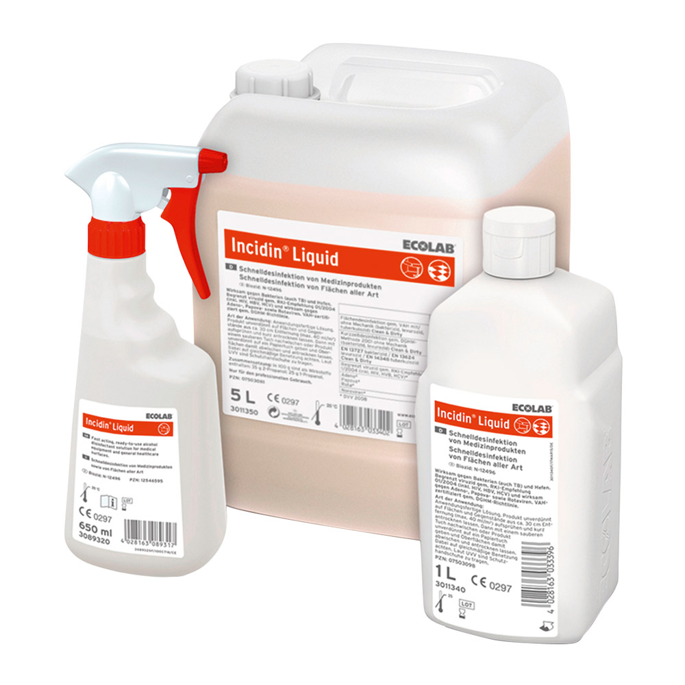 Ecolab Deutschland Incidin Liquid Spray o.Parfum 5Ltr Kan
