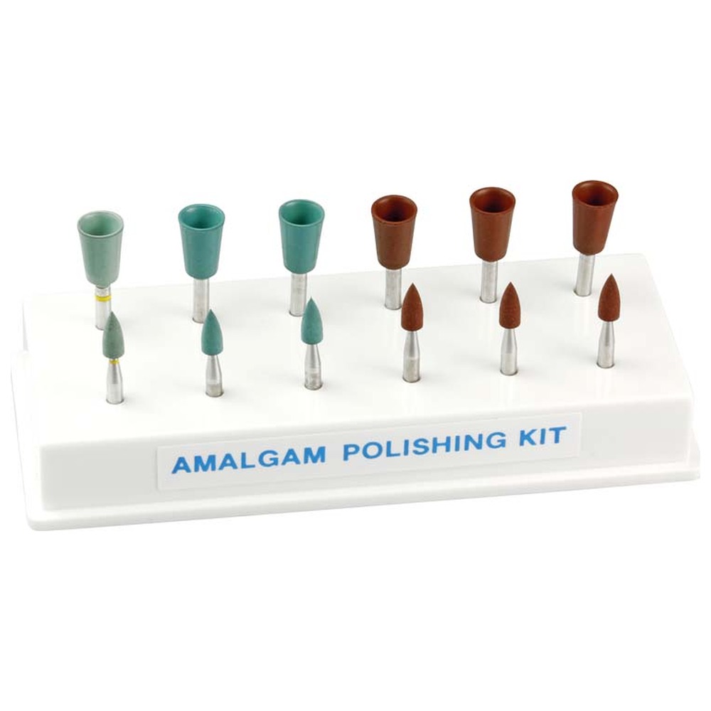 SHOFU Amalgam Polishing Kit - Packung 12 Polierer, RA