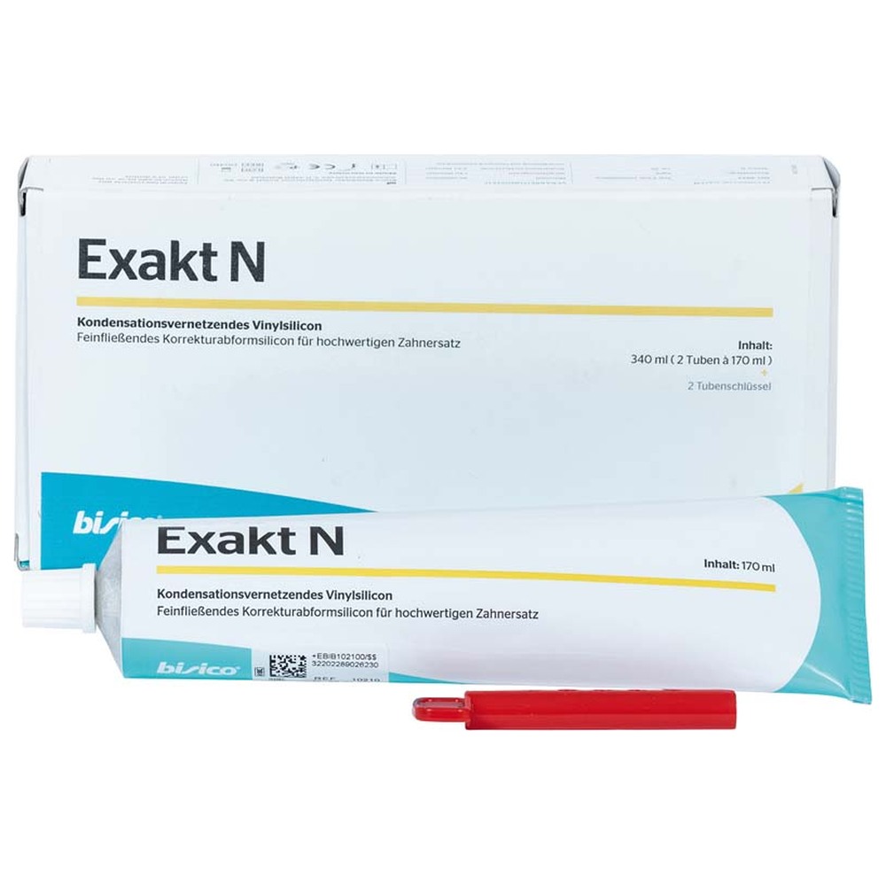 bisico Exakt N - Packung 2 x 170 ml Tube light, blau