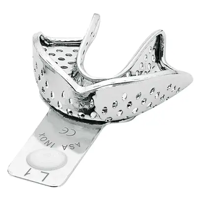 ASA Dental PERMA-LOCK Abformlöffel - Stück UK XXS, perforiert, weiß, 2804-L1