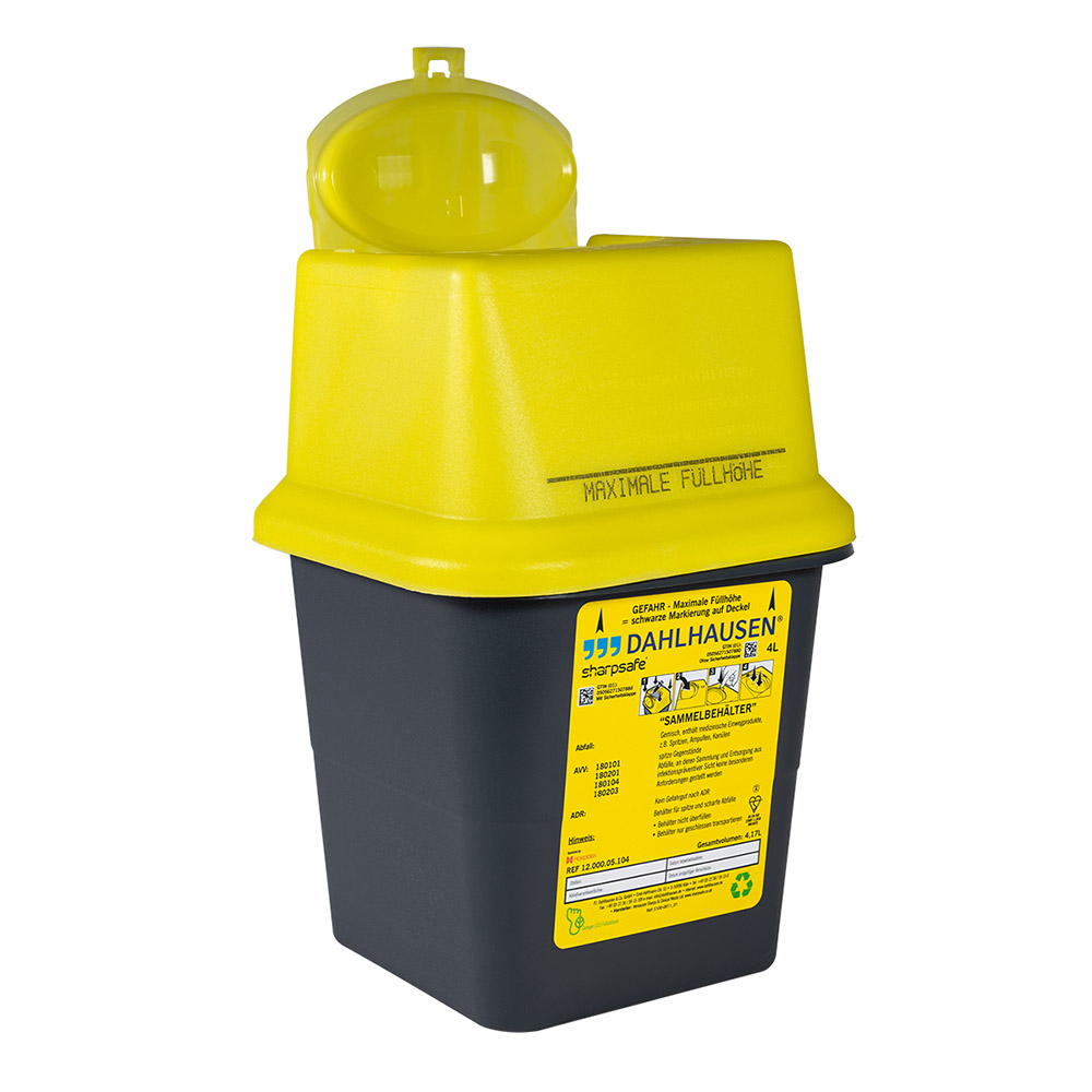 P.J. Dahlhausen & Co. Sharpsafe 4 L Abwurfbehälter St