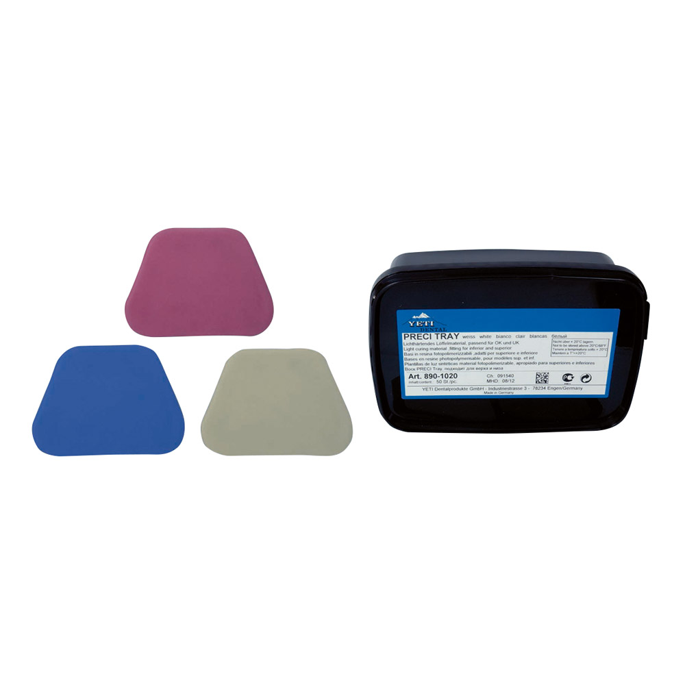 Yeti Dentalprodukte Preci Tray rosa OK/UK 50St