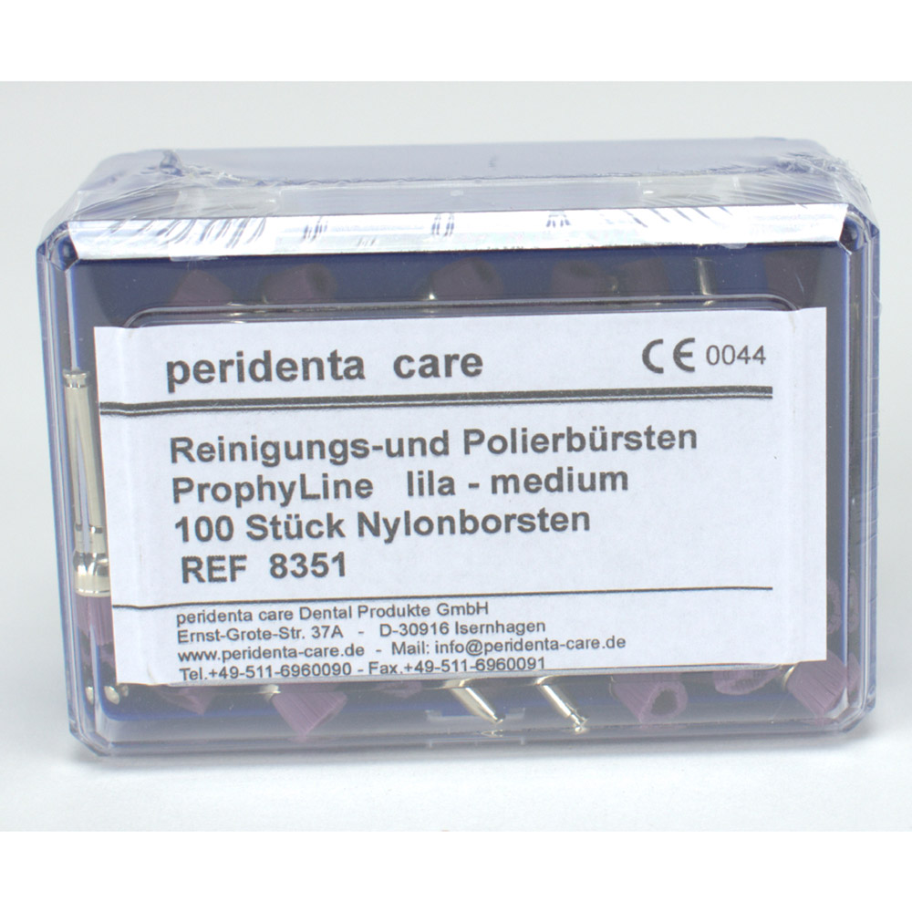 Peridenta care Dental Produkte i.G. ProphyLine Bürsten medium lila 100St