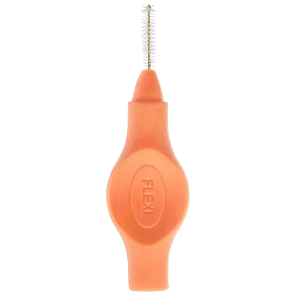 Tandex FLEXI® Interdentalbürsten PHD - Value Pack 25 Stück tangerine, PHD 0.8 (Ø 0,45 mm), ISO 1