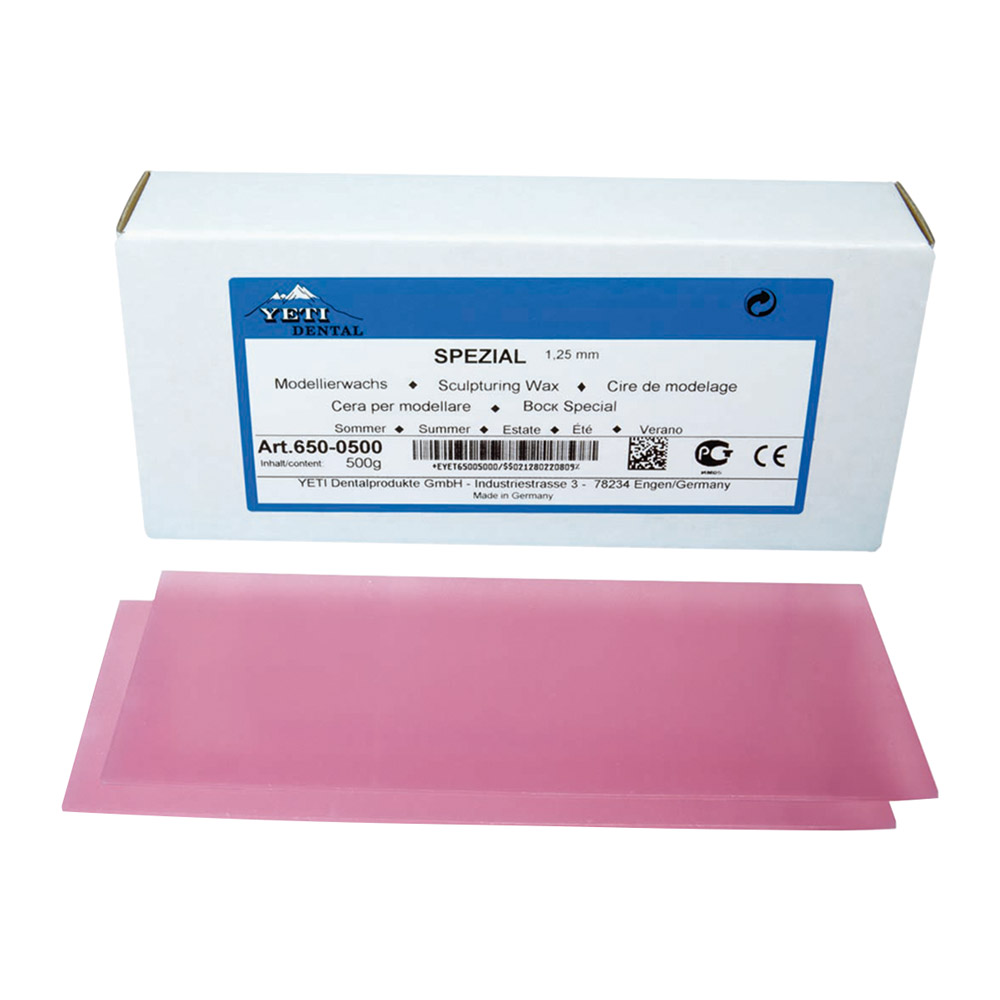 Yeti Dentalprodukte Mod.Wachs Spez. Sommer 1,25mm 500g