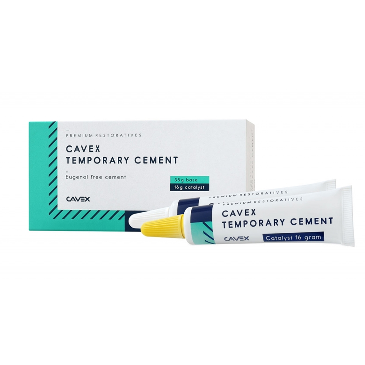 Cavex Temporary Cement - Packung 35 g Base, 16 g Katalysator