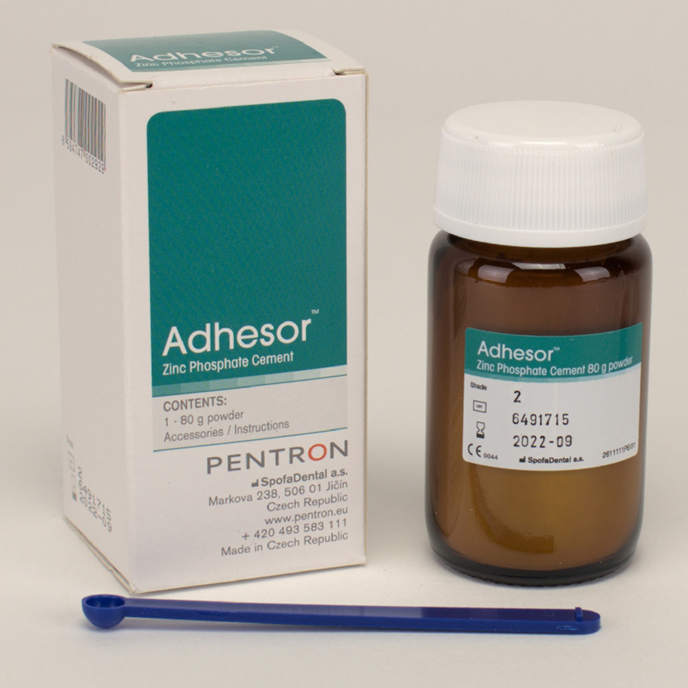 SpofaDental a.s. Adhesor Fb.2 gelb Pulver 80g Fl