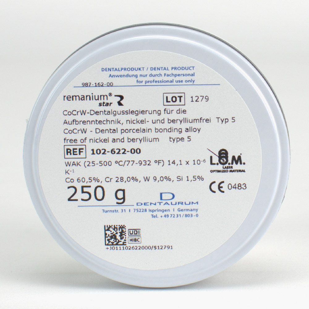 Dentaurum Remanium-Star CoCr-Aufbrennleg.250G