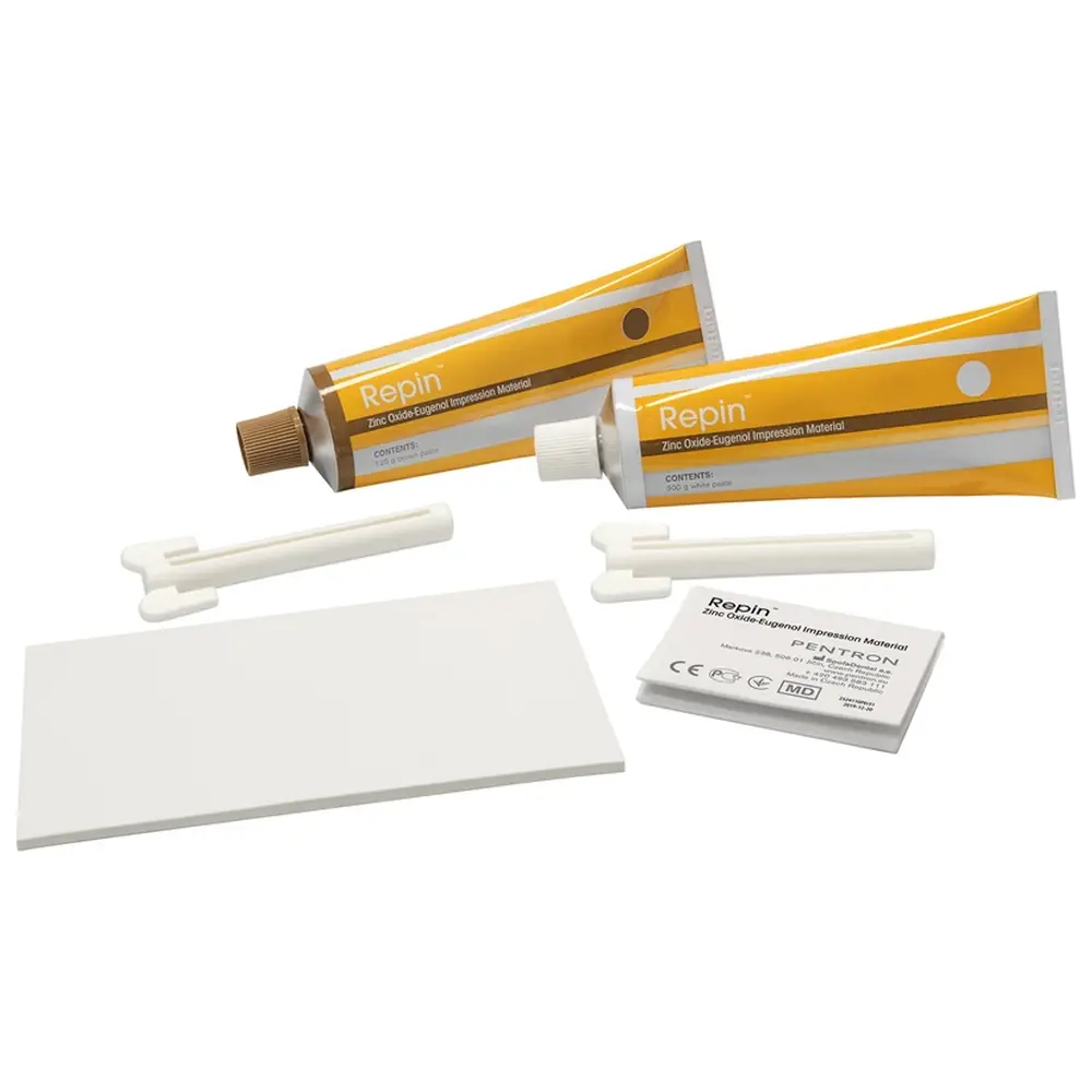 Kerr Repin™ - Packung Impressionspaste 1 x 300 g weiß, 1 x 125 g braun, 1 Mischblock, 1 Tubenroller