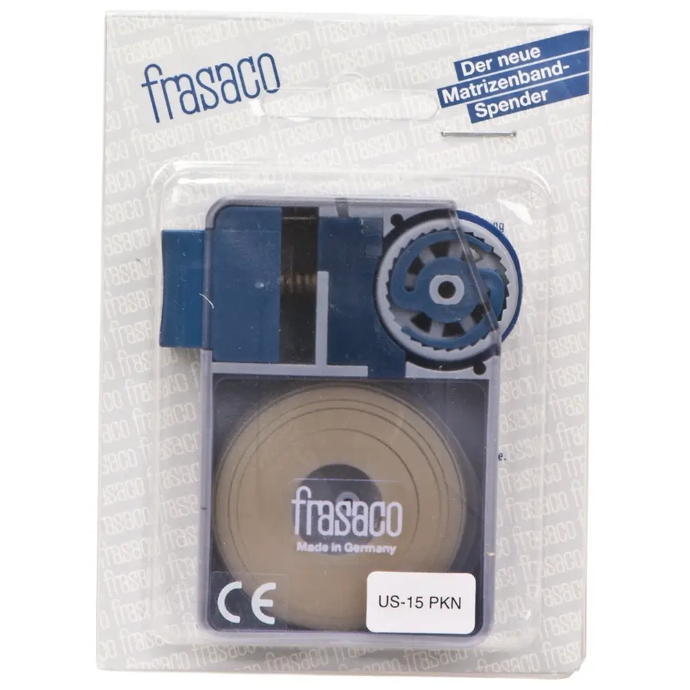 frasaco Matrizenbänder - Spender 15 m Band klar, Breite 8,5 mm, Stärke 0,08 mm