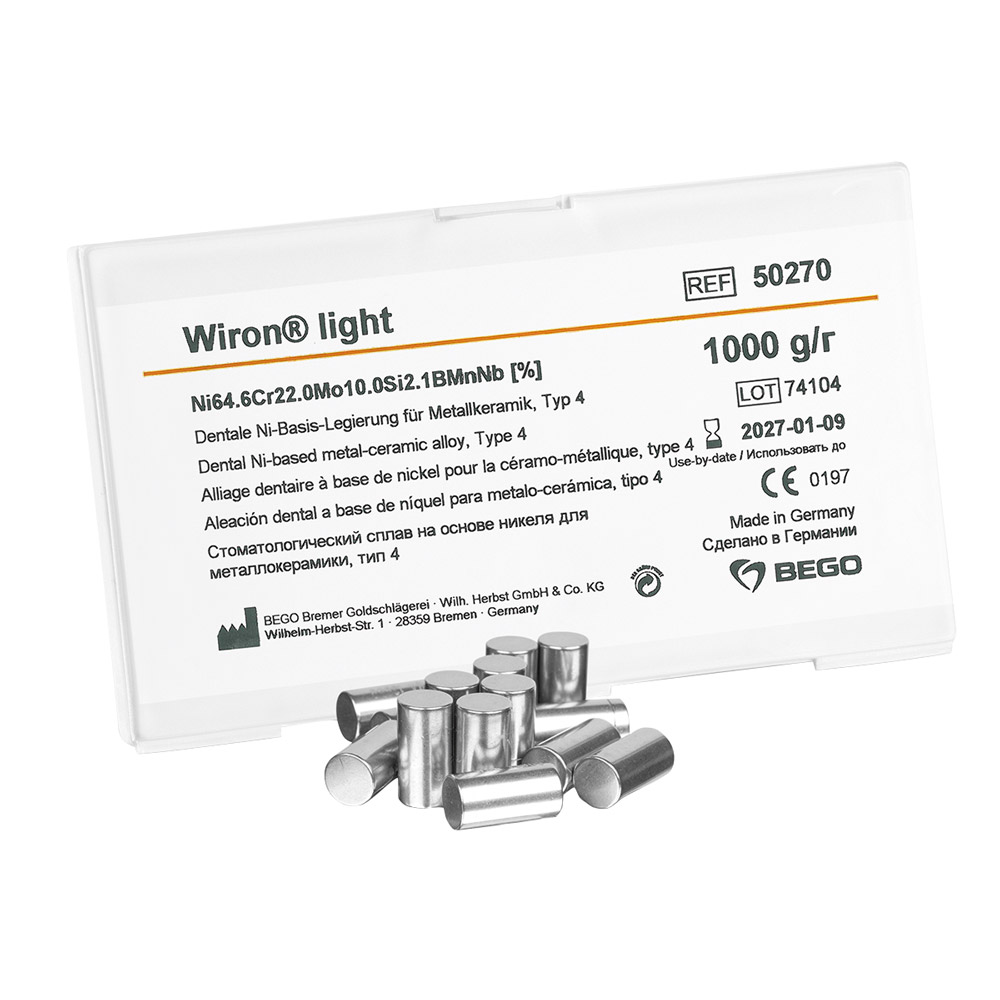 Bego Bremer Goldschläger Wilh. Herbst & Co Wiron Light 1000g