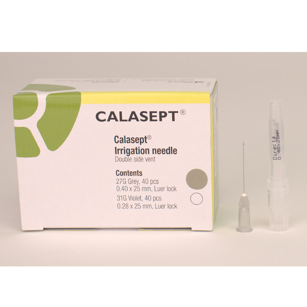 Nordiska Dental AB CALASEPT Spülkanüle 27G grau 25St