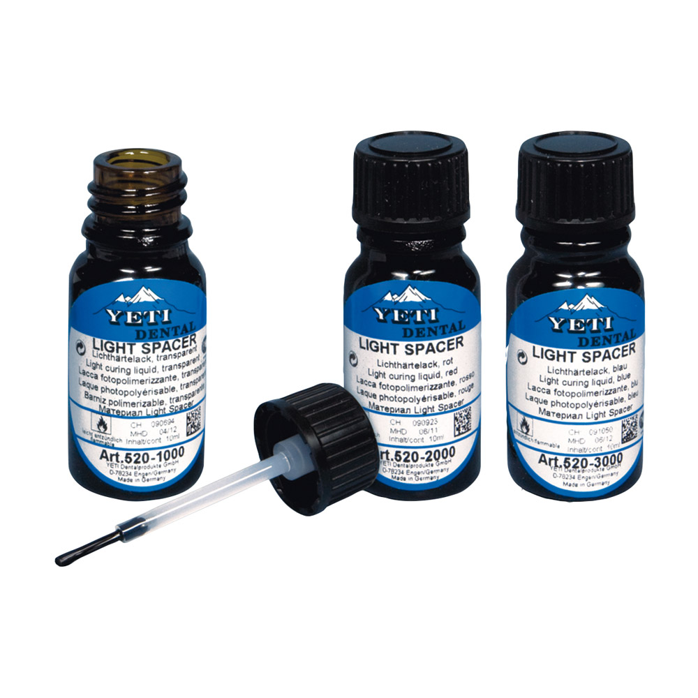 Yeti Dentalprodukte Light Spacer LC Klarlack 10ml