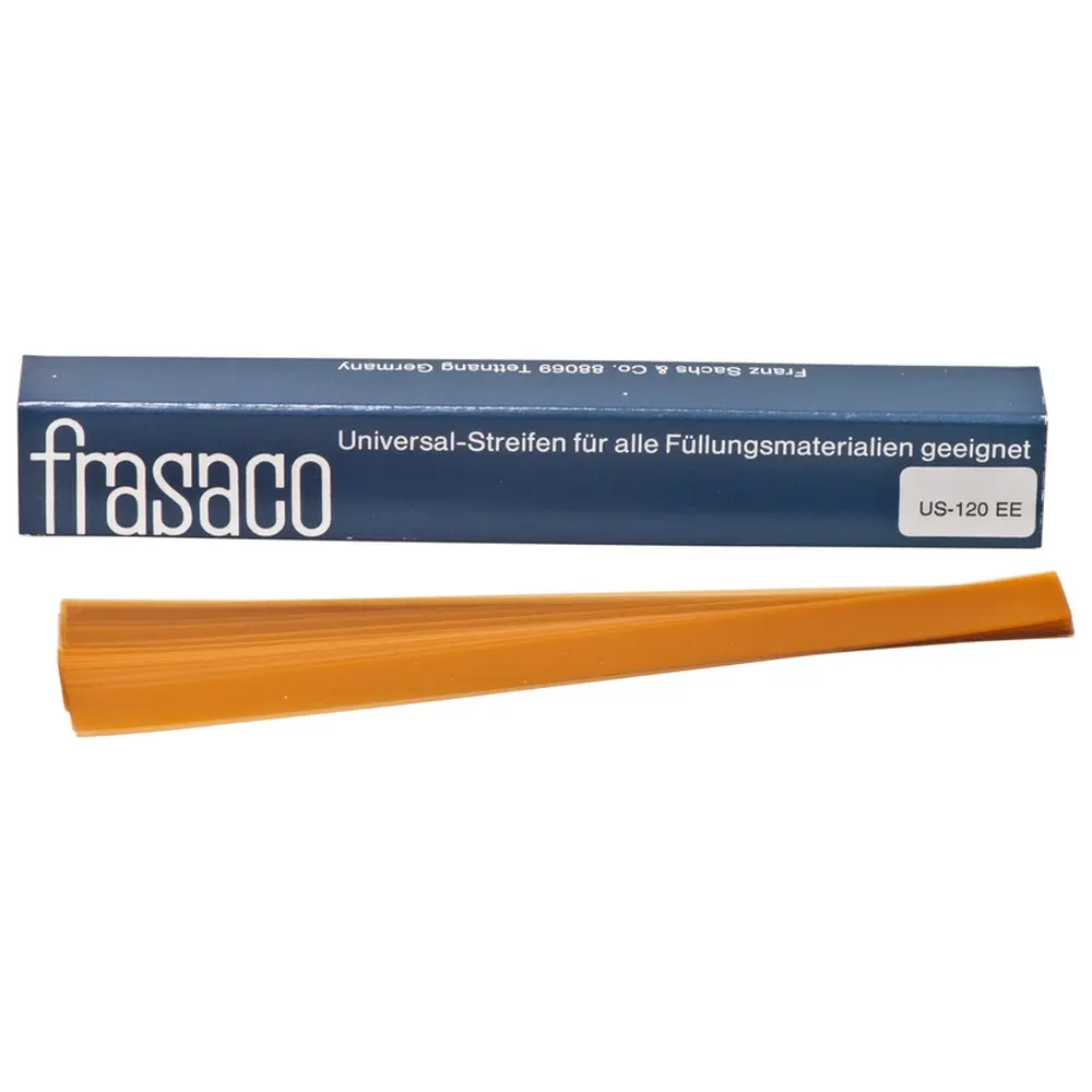 frasaco Universal-Streifen - Pckg. 50x120mm Streifen kupfer transparent, gerade, Stärke 0,05mm