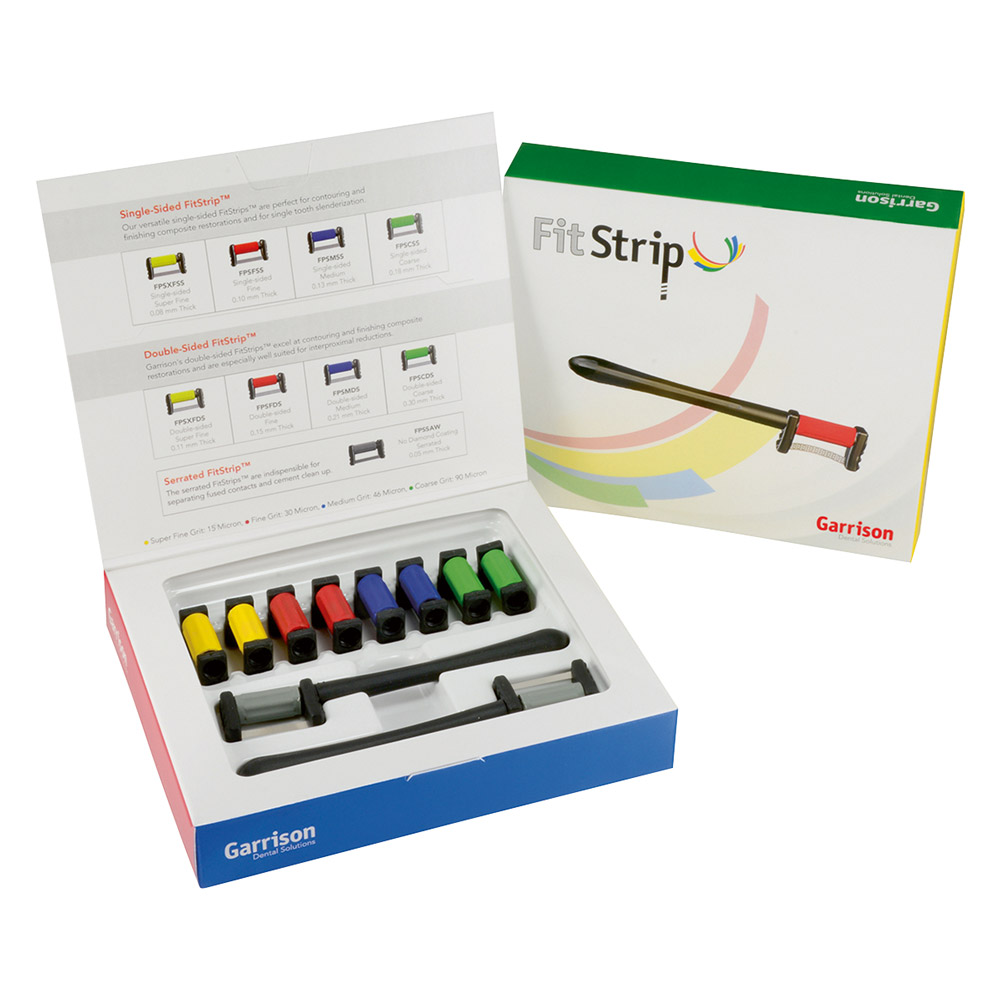 Garrison Dental Solutions FitStrip Schleifstreifen Starter Kit