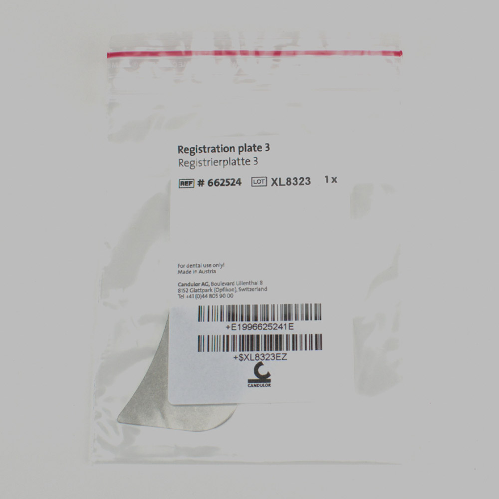 Candulor Dental Registrierplatte 3 zu Set 15 St