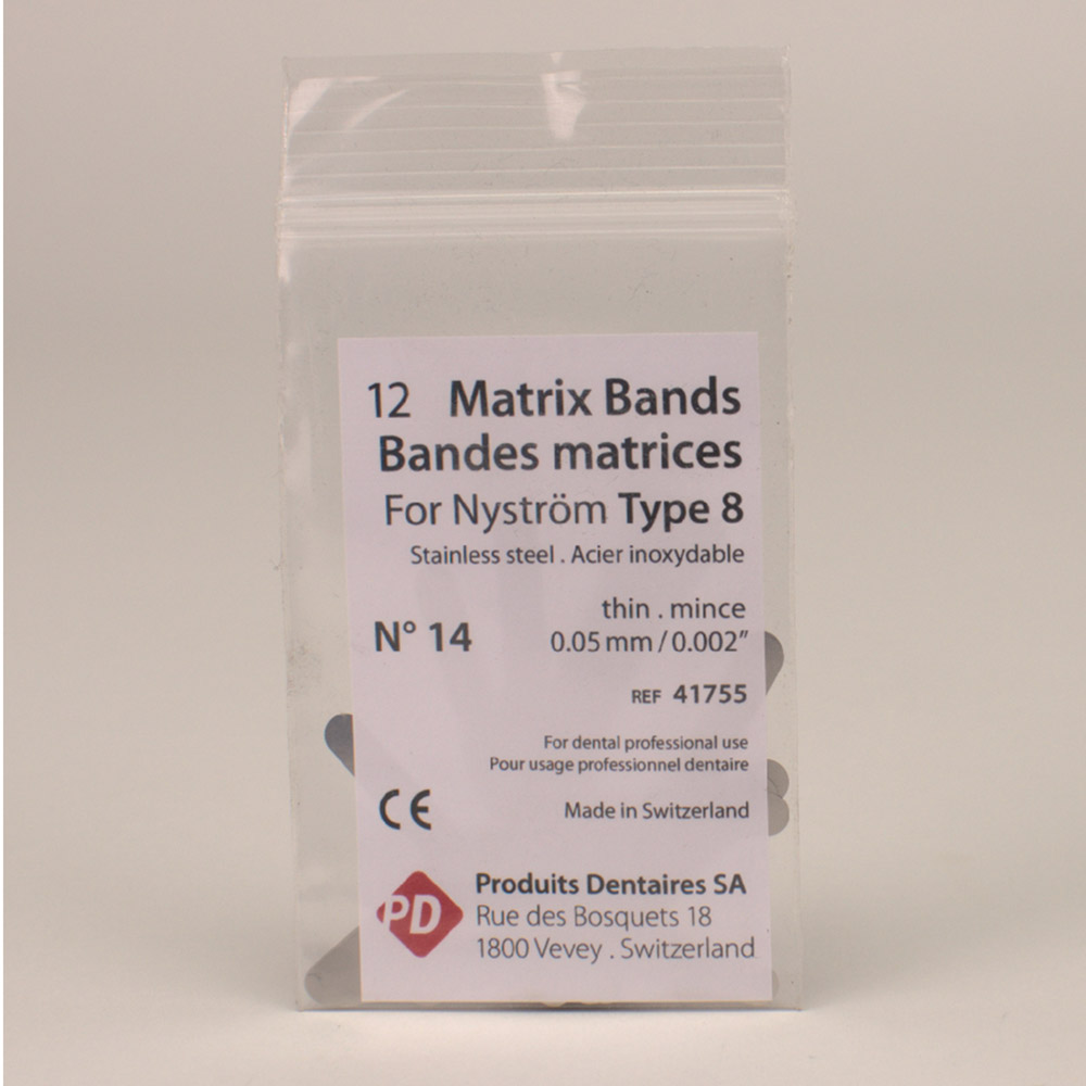 Produits Dentaires S.A. Matrizen P.D. Nr.14 thin Dtz