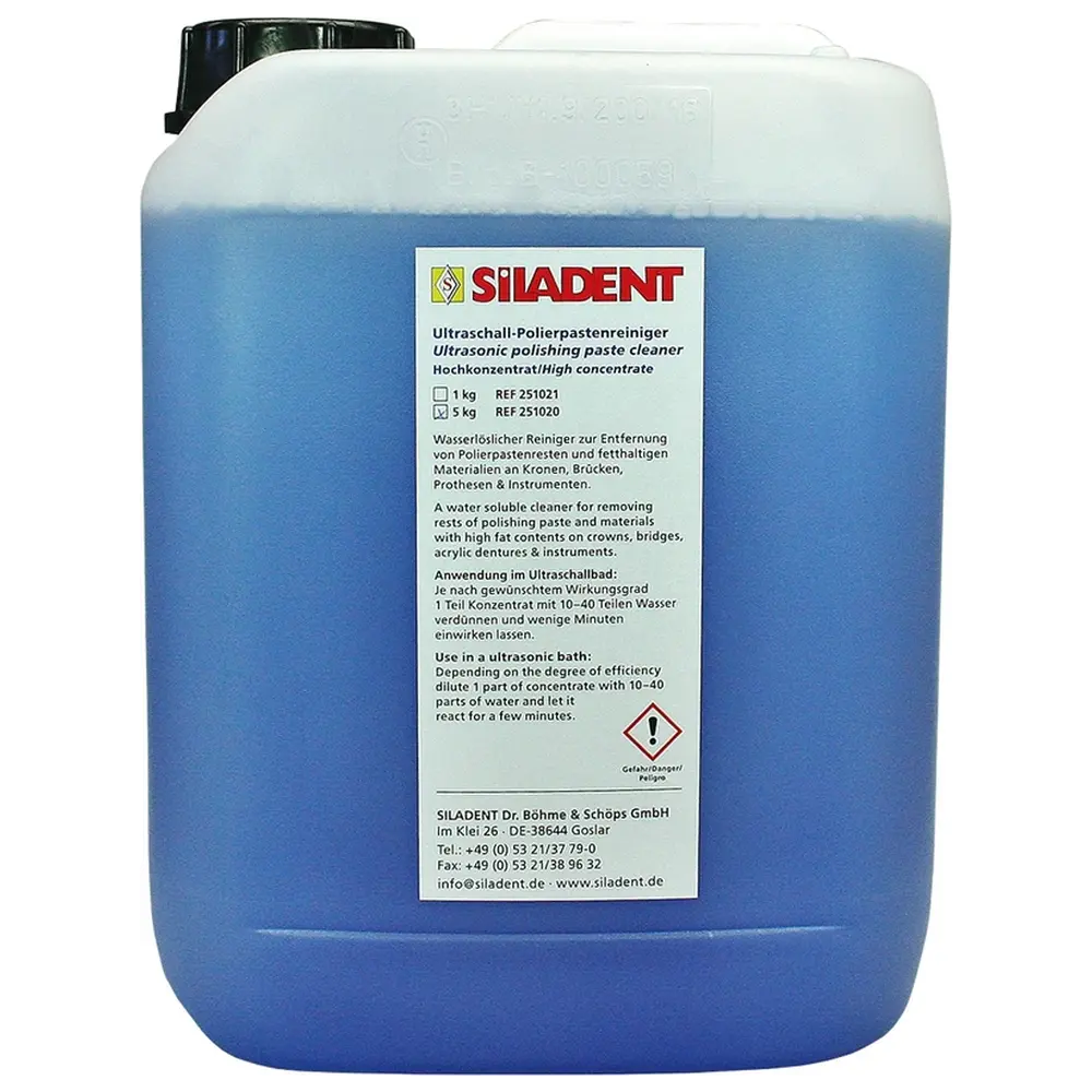 SILADENT Ultraschall-Polierpastenreiniger - Flasche 5 kg