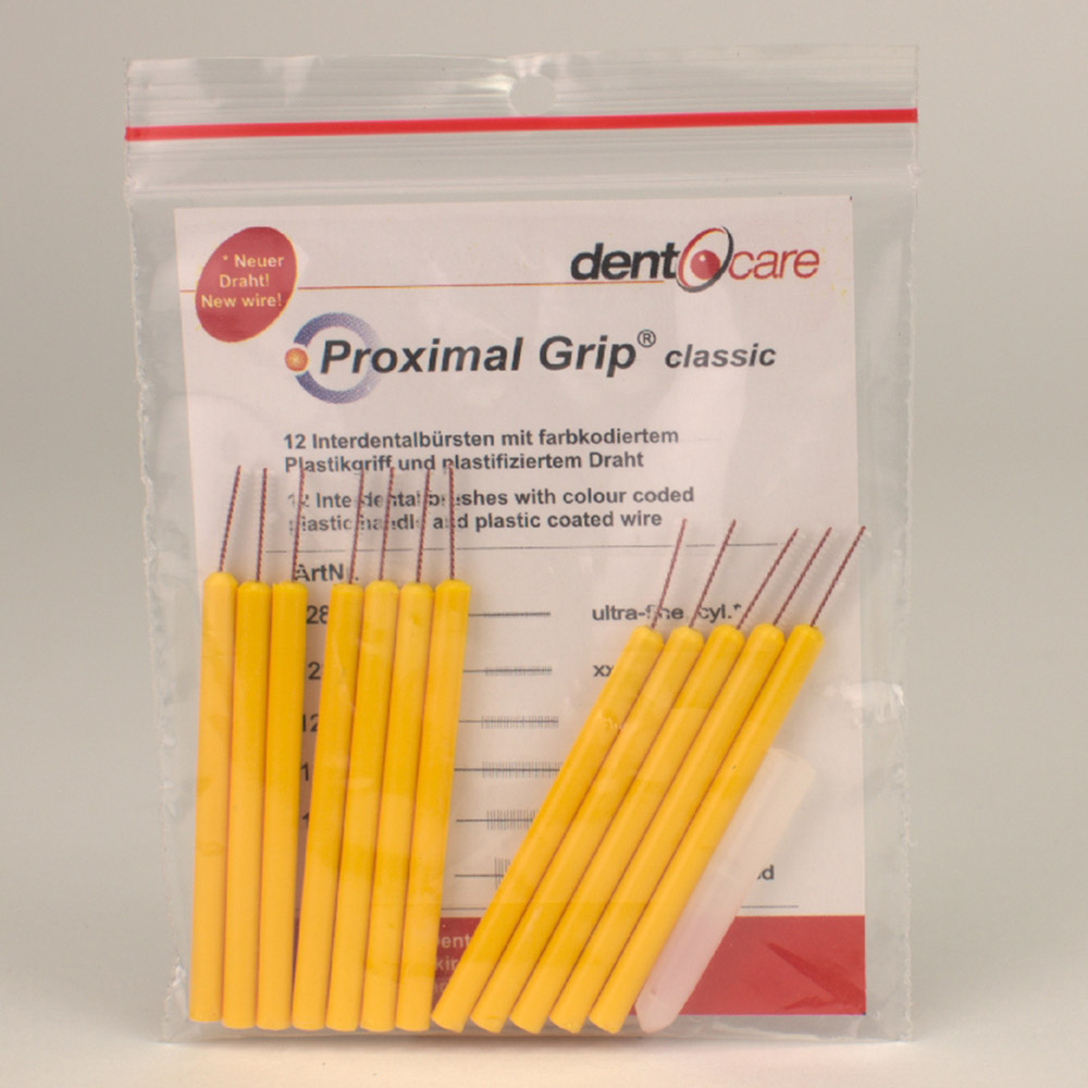 Dent-o-care Dentalvertriebs Proximal-Grip gelb xxxx-fein 12St