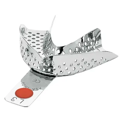 ASA Dental Abdrucklöffel - Stück UK perforiert, rot, 2801-L3